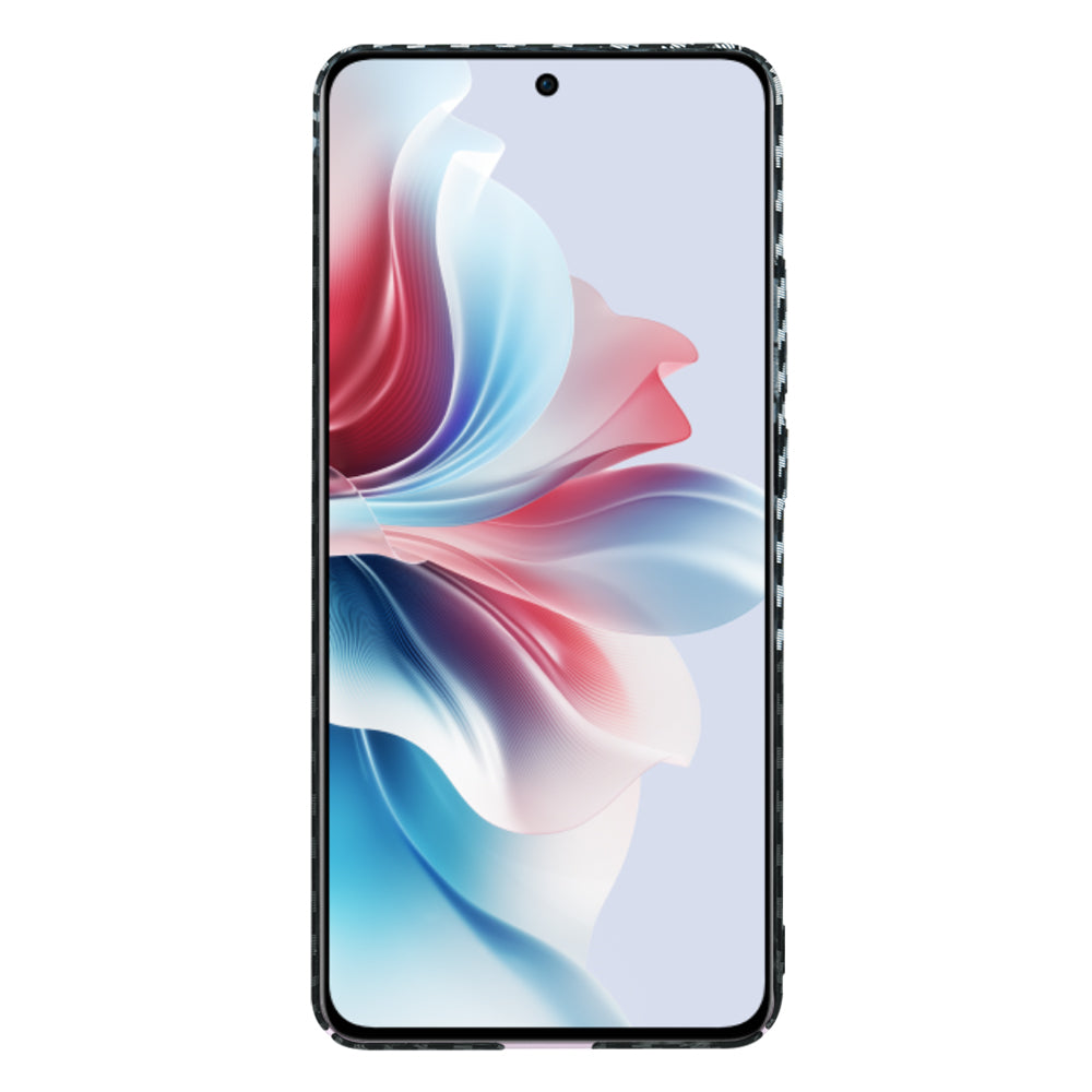 Cover til Oppo Reno11 F, Techsuit, Carbonite FiberShell, Sort Grå