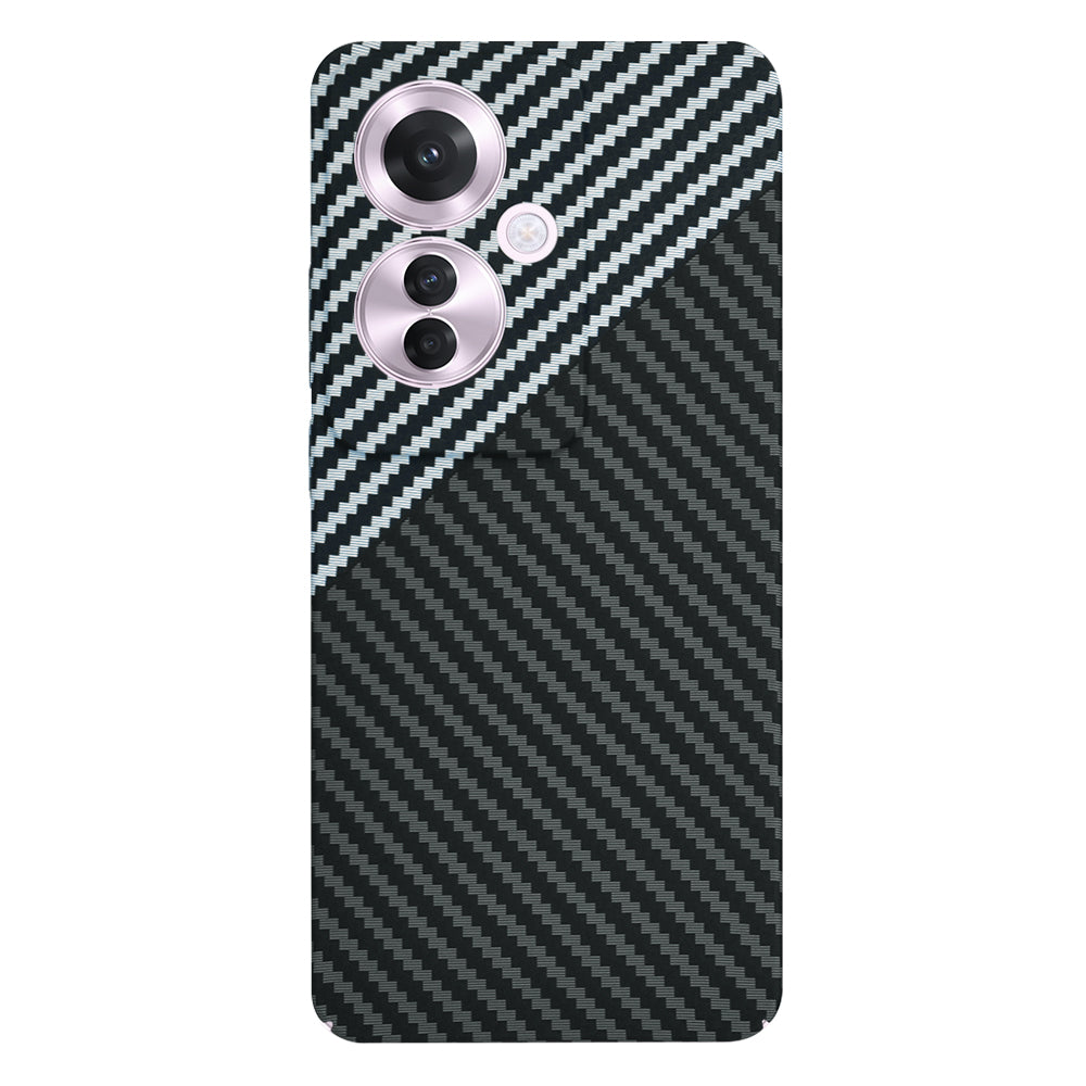 Cover til Oppo Reno11 F, Techsuit, Carbonite FiberShell, Sort Grå