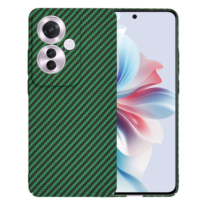 Cover til Oppo Reno11 F, Techsuit, Carbonite FiberShell, Grøn