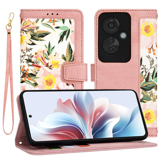 Cover til Oppo Reno11 F, Techsuit, FlipCraft, Pink