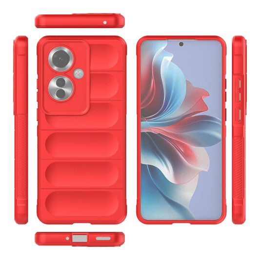 Cover til Oppo Reno11 F, Techsuit, Magic Shield, Rød