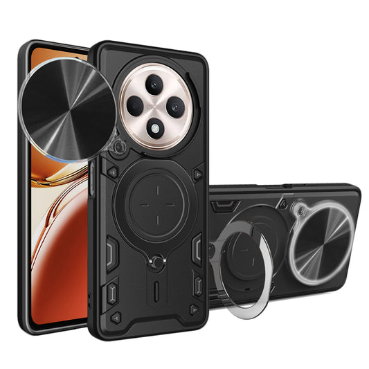 Cover til Oppo Reno12 FS 5G / Reno12 FS 4G / Reno12 F 4G / Reno12 F, Techsuit, CamGuard Pro, Sort