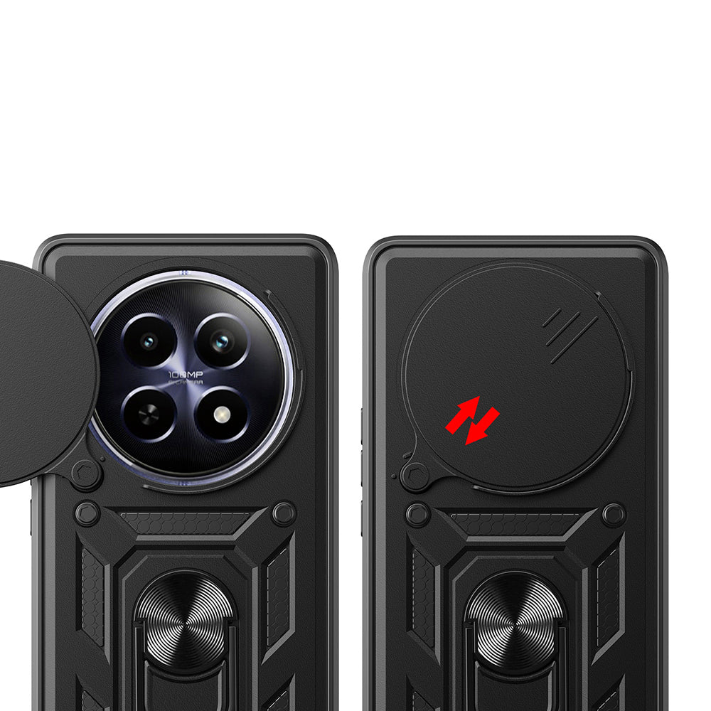 Cover til Oppo Reno12 FS 5G / Reno12 FS 4G / Reno12 F 4G / Reno12 F, Techsuit, CamShield, Blå