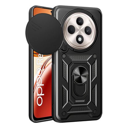 Cover til Oppo Reno12 FS 5G / Reno12 FS 4G / Reno12 F 4G / Reno12 F, Techsuit, CamShield, Sort