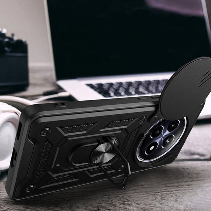 Cover til Oppo Reno12 FS 5G / Reno12 FS 4G / Reno12 F 4G / Reno12 F, Techsuit, CamShield, Sort