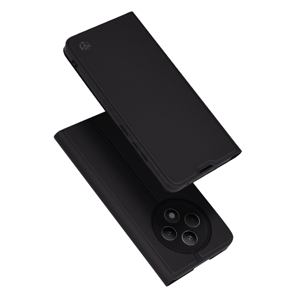 Cover til Oppo Reno12 FS 5G / Reno12 FS 4G / Reno12 F 4G / Reno12 F, Techsuit, Magskin Book, Sort
