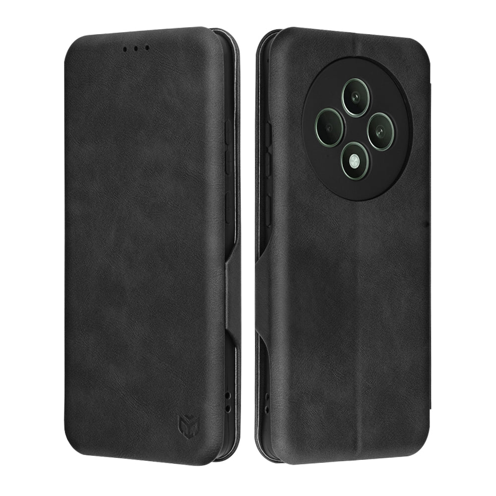 Cover til Oppo Reno12 FS 5G / Reno12 FS 4G / Reno12 F 4G / Reno12 F, Techsuit, Safe Wallet Plus, Sort