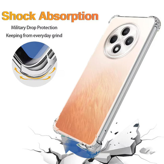 Cover til Oppo Reno12 FS 5G / Reno12 FS 4G / Reno12 F 4G / Reno12 F, Techsuit, Stødabsorberende Klar, Transparent