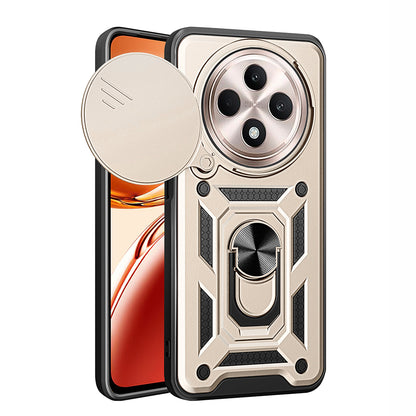 Cover til Oppo Reno12 FS 5G / Reno12 FS 4G / Reno12 F 4G / Reno12 F, Techsuit, CamShield, Guld