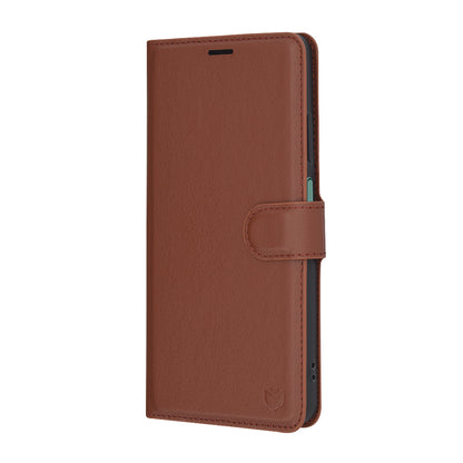 Etui til Oppo Reno12 FS 5G / Reno12 FS 4G / Reno12 F 4G / Reno12 F, Techsuit, Leather Folio, Brun