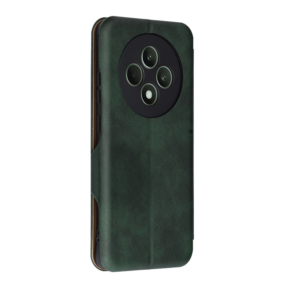 Etui til Oppo Reno12 FS 5G / Reno12 FS 4G / Reno12 F 4G / Reno12 F, Techsuit, Safe Wallet Plus, Grøn