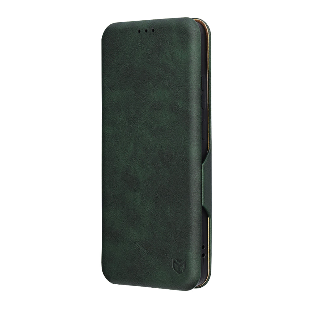 Etui til Oppo Reno12 FS 5G / Reno12 FS 4G / Reno12 F 4G / Reno12 F, Techsuit, Safe Wallet Plus, Grøn