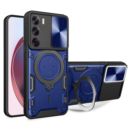 Etui til Oppo Reno12 Pro, Techsuit, CamGuard Pro, Blå