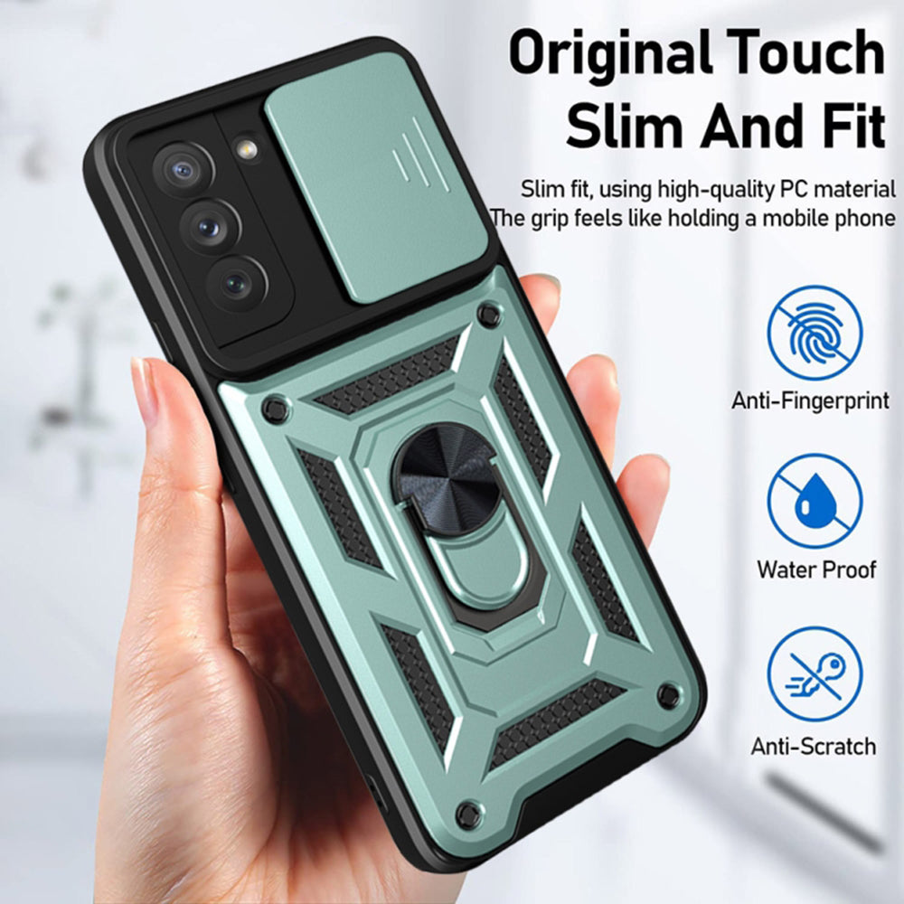 Cover til Oppo Reno12 Pro, Techsuit, CamShield, Sort