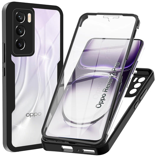 Cover til Oppo Reno12 Pro, Techsuit, ColorVerse 360, Sort