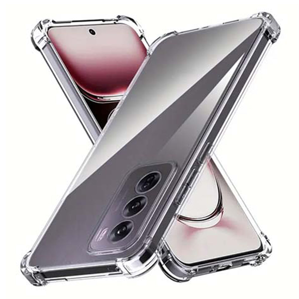 Cover til Oppo Reno12 Pro, Techsuit, Stødabsorberende Klar, Transparent