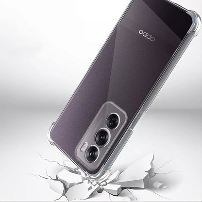 Cover til Oppo Reno12 Pro, Techsuit, Stødabsorberende Klar, Transparent