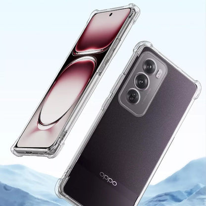 Cover til Oppo Reno12 Pro, Techsuit, Stødabsorberende Klar, Transparent