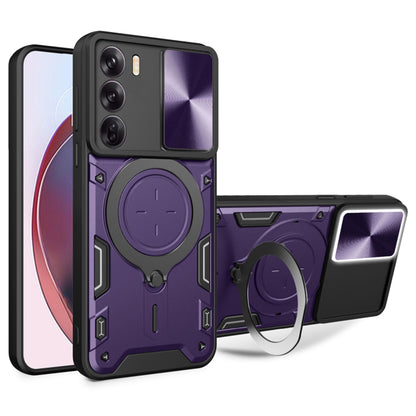 Cover til Oppo Reno12, Techsuit, CamGuard Pro, Lilla