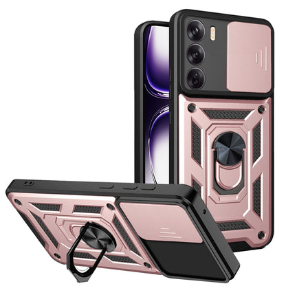 Cover til Oppo Reno12, Techsuit, CamShield, Pink