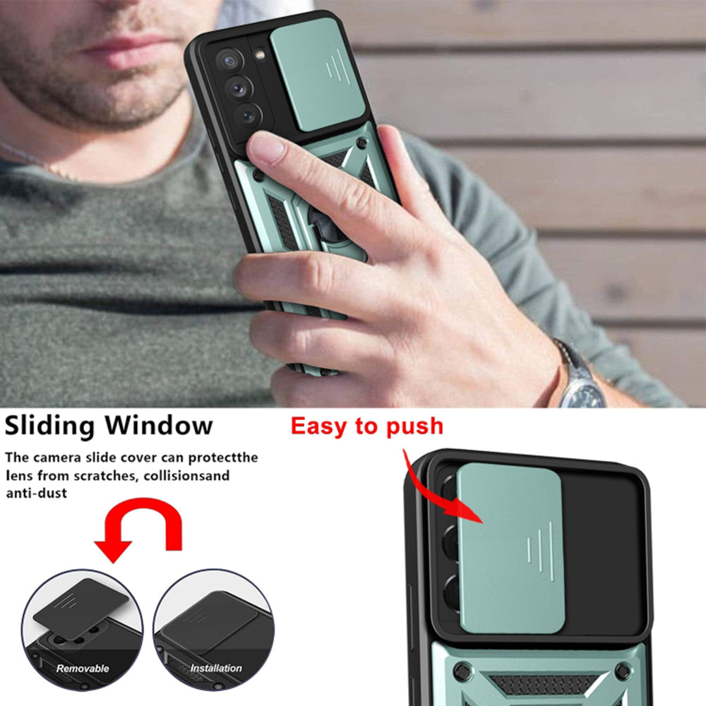 Cover til Oppo Reno12, Techsuit, CamShield, Pink