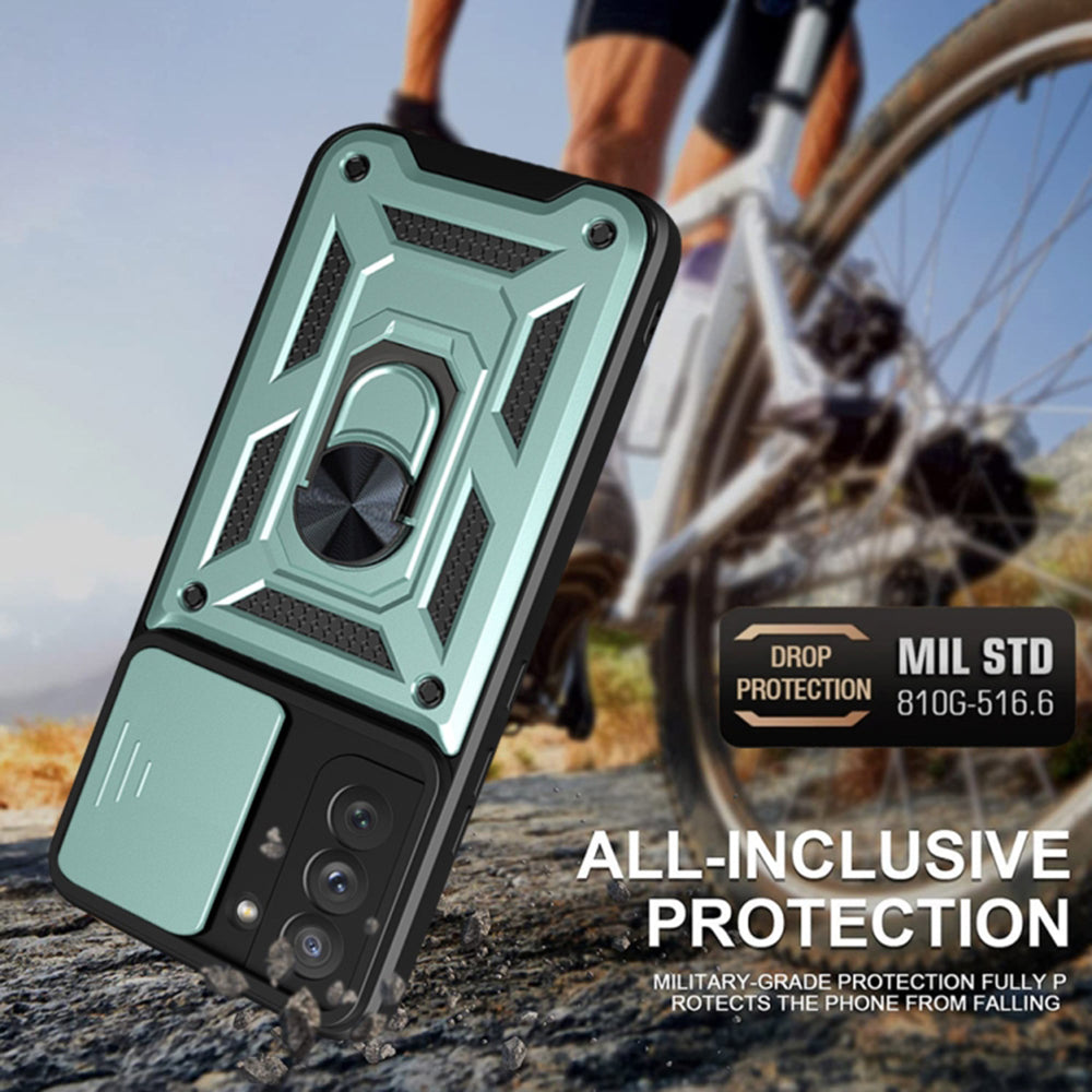 Cover til Oppo Reno12, Techsuit, CamShield, Pink