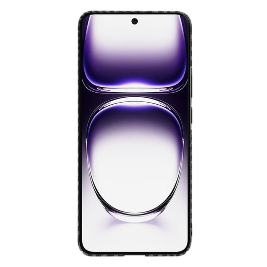 Cover til Oppo Reno12, Techsuit, Carbonite FiberShell, Sort