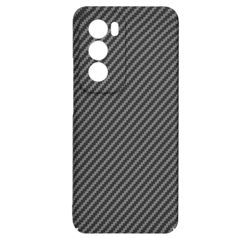 Cover til Oppo Reno12, Techsuit, Carbonite FiberShell, Sort