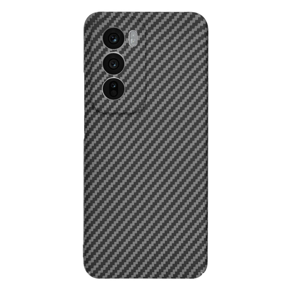 Cover til Oppo Reno12, Techsuit, Carbonite FiberShell, Sort