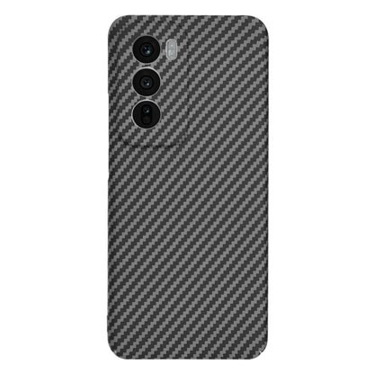 Cover til Oppo Reno12, Techsuit, Carbonite FiberShell, Sort
