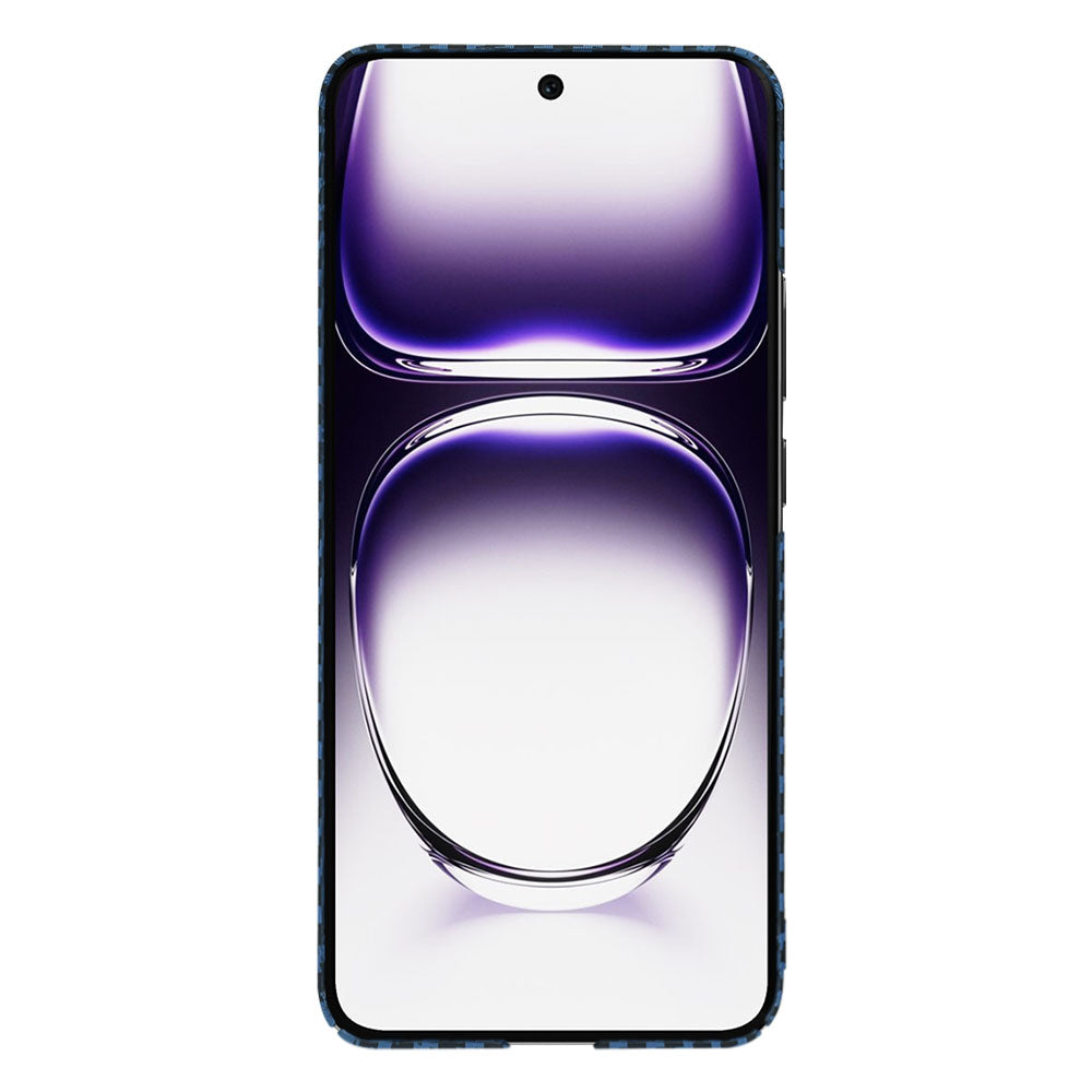 Cover til Oppo Reno12, Techsuit, Carbonite FiberShell, Turkis