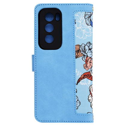 Cover til Oppo Reno12, Techsuit, FlipCraft, Blå