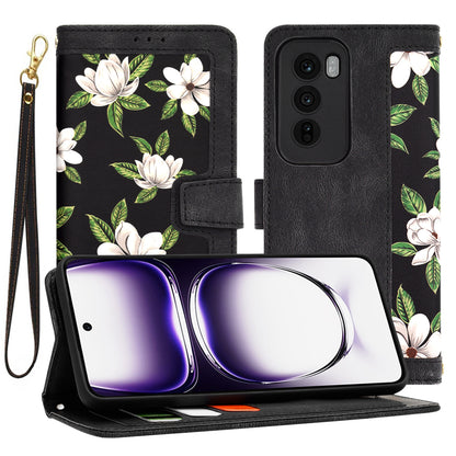 Cover til Oppo Reno12, Techsuit, FlipCraft, Sort