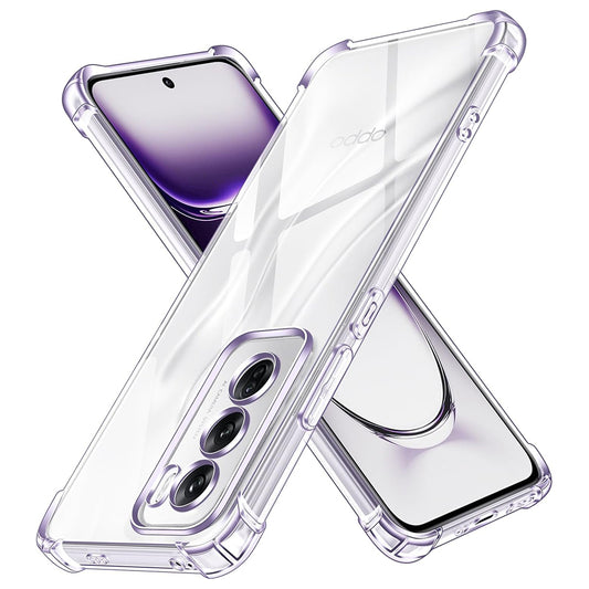 Cover til Oppo Reno12, Techsuit, Stødabsorberende Klar, Transparent