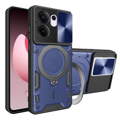Cover til Oppo Reno13 FS 5G / Reno13 F 4G / Reno13 F, Techsuit, CamGuard Pro, Blå