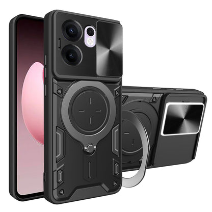 Case for Oppo Reno13 FS 5G / Reno13 F 4G / Reno13 F, Techsuit, CamGuard Pro, Black
