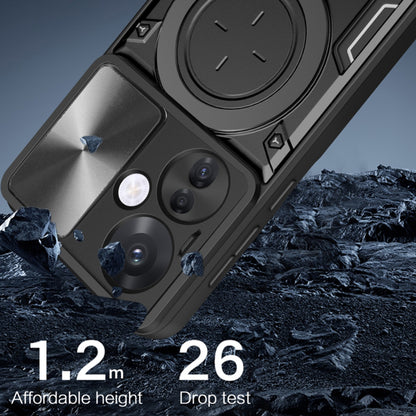 Case for Oppo Reno13 FS 5G / Reno13 F 4G / Reno13 F, Techsuit, CamGuard Pro, Black