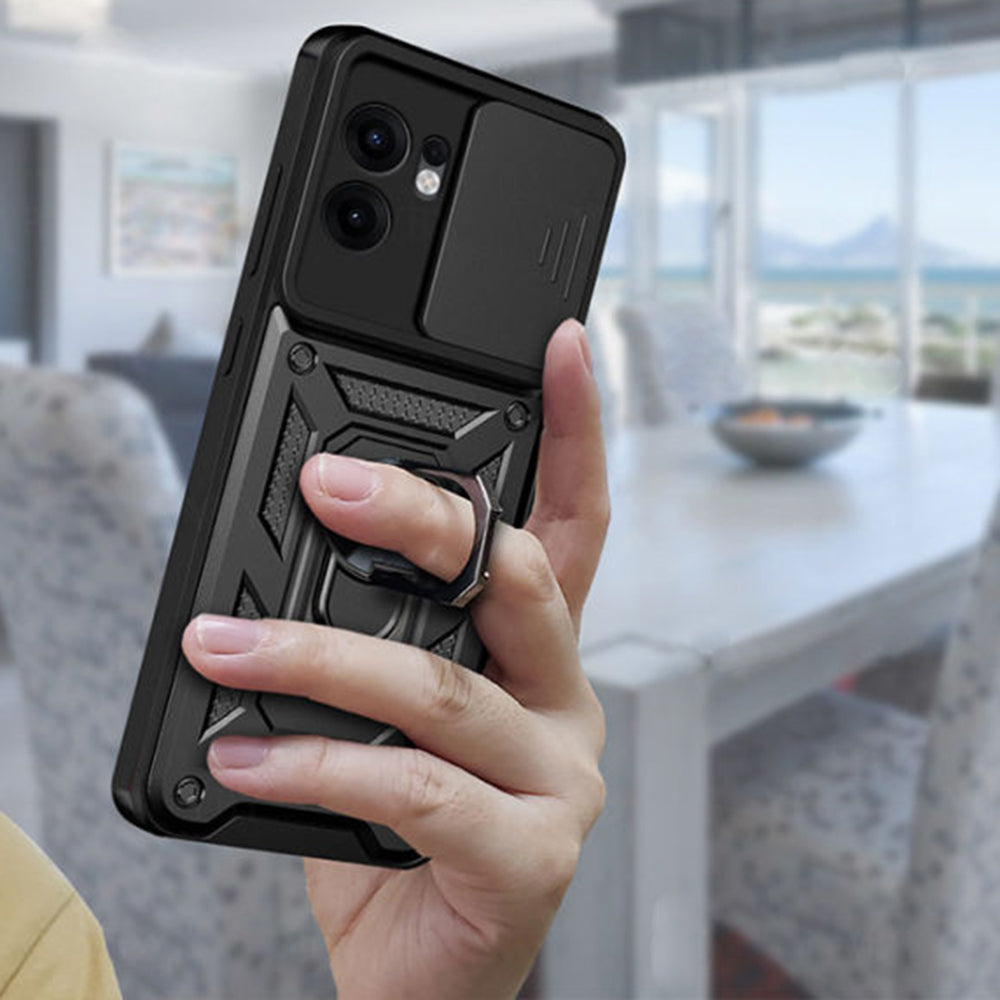 Cover til Oppo Reno13 FS 5G / Reno13 F 4G / Reno13 F, Techsuit, CamShield, Blå