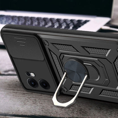 Cover til Oppo Reno13 FS 5G / Reno13 F 4G / Reno13 F, Techsuit, CamShield, Sort