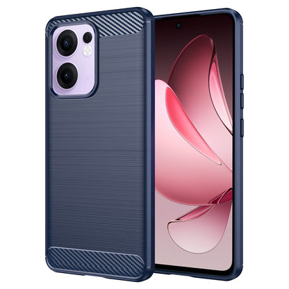 Cover til Oppo Reno13 FS 5G / Reno13 F 4G / Reno13 F, Techsuit, Carbon, Blå