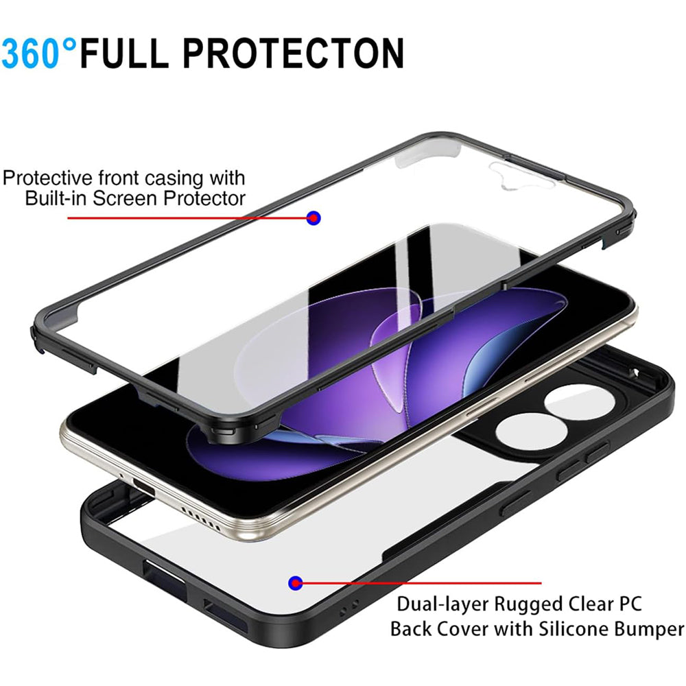 Cover til Oppo Reno13 FS 5G / Reno13 F 4G / Reno13 F, Techsuit, ColorVerse 360, Lilla