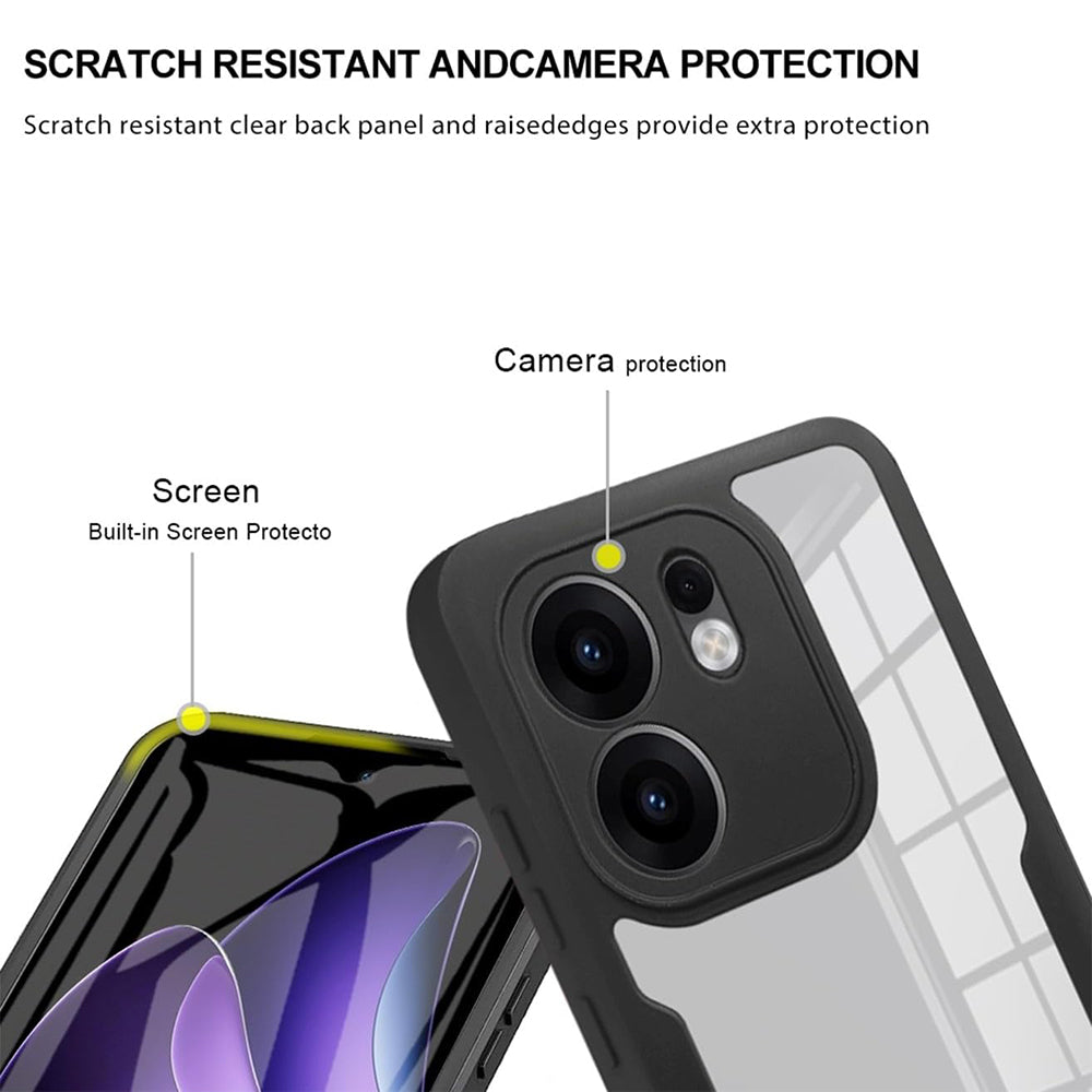 Cover til Oppo Reno13 FS 5G / Reno13 F 4G / Reno13 F, Techsuit, ColorVerse 360, Lilla