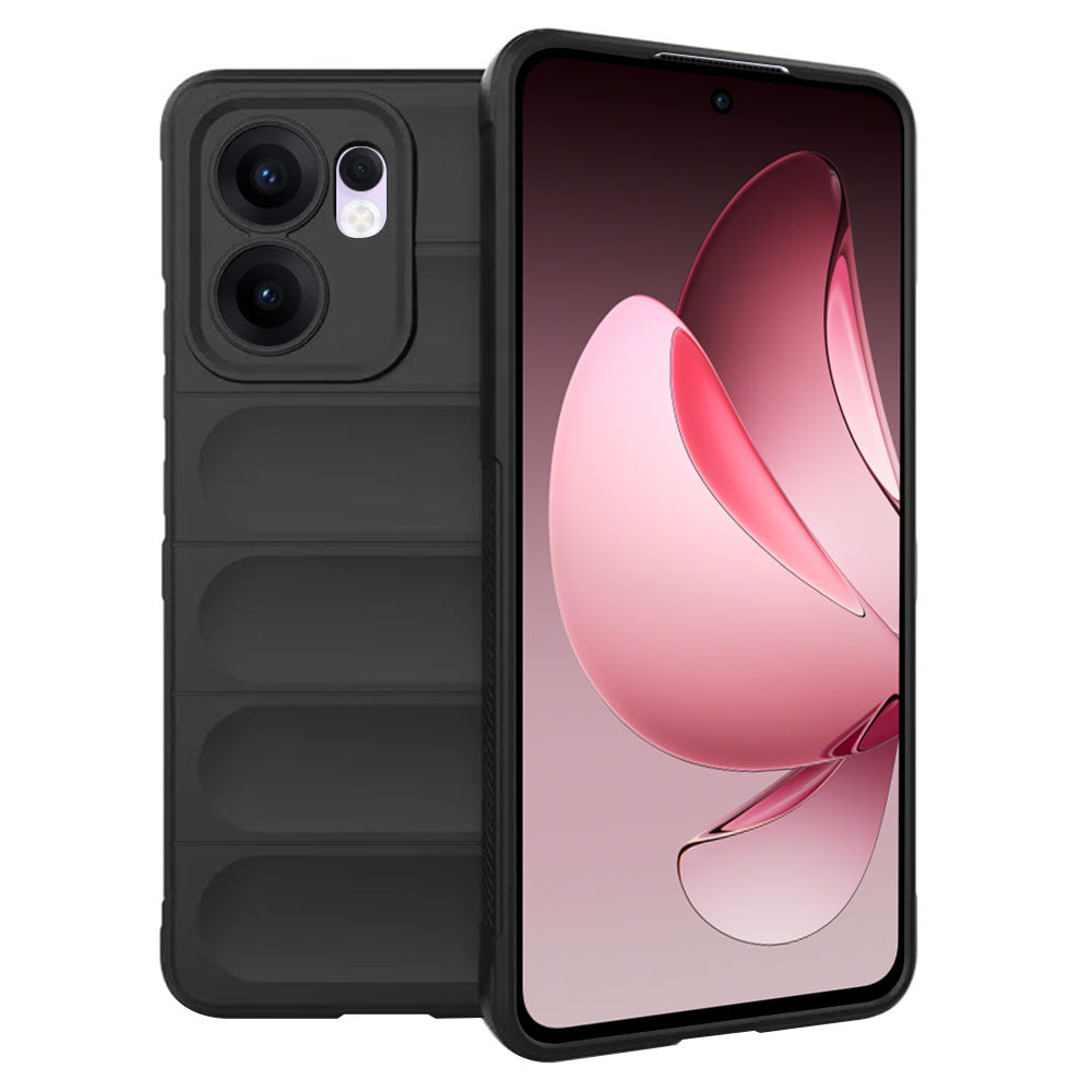 Cover til Oppo Reno13 FS 5G / Reno13 F 4G / Reno13 F, Techsuit, Magic Shield, Sort
