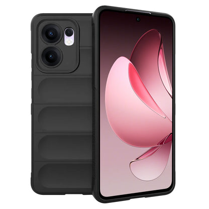 Cover til Oppo Reno13 FS 5G / Reno13 F 4G / Reno13 F, Techsuit, Magic Shield, Sort