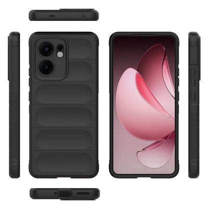 Cover til Oppo Reno13 FS 5G / Reno13 F 4G / Reno13 F, Techsuit, Magic Shield, Sort