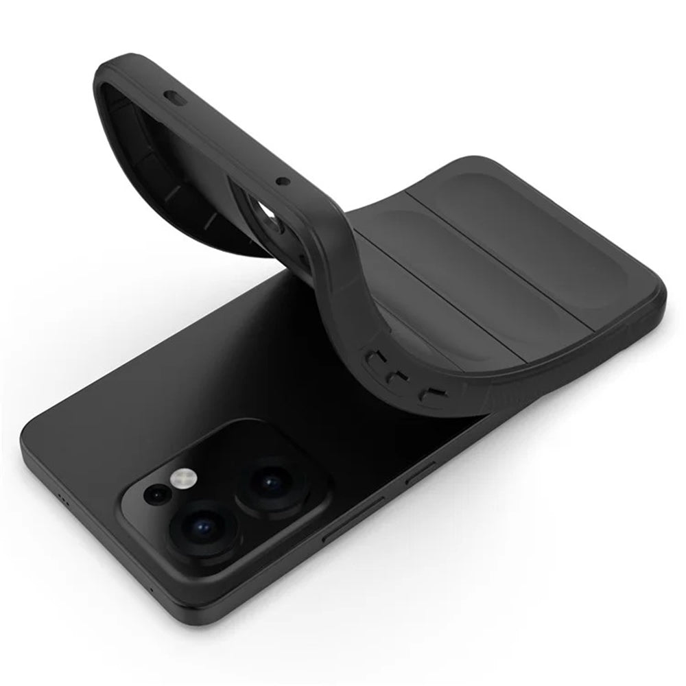 Cover til Oppo Reno13 FS 5G / Reno13 F 4G / Reno13 F, Techsuit, Magic Shield, Sort
