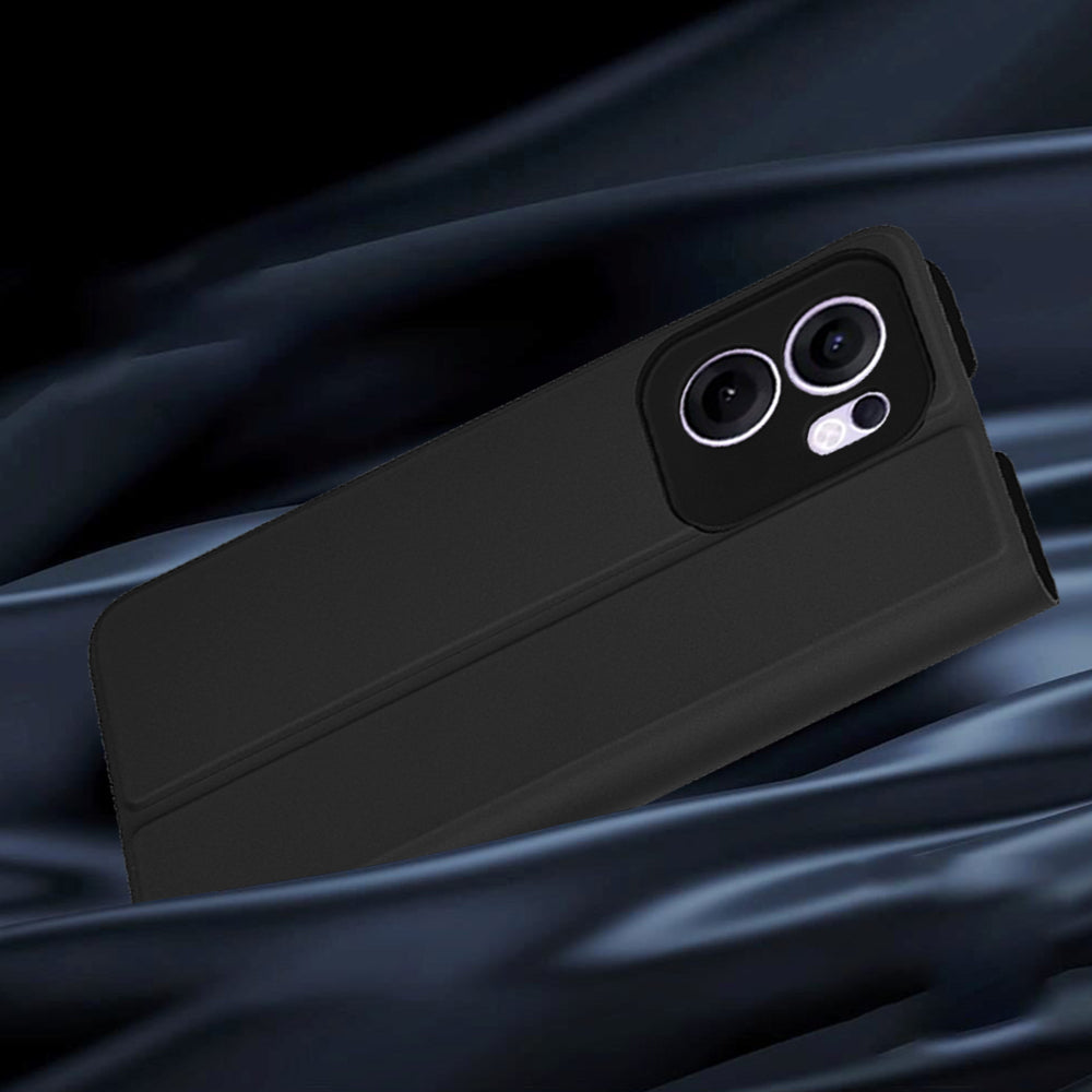 Cover til Oppo Reno13 FS 5G / Reno13 F 4G / Reno13 F, Techsuit, Magskin Book, Sort