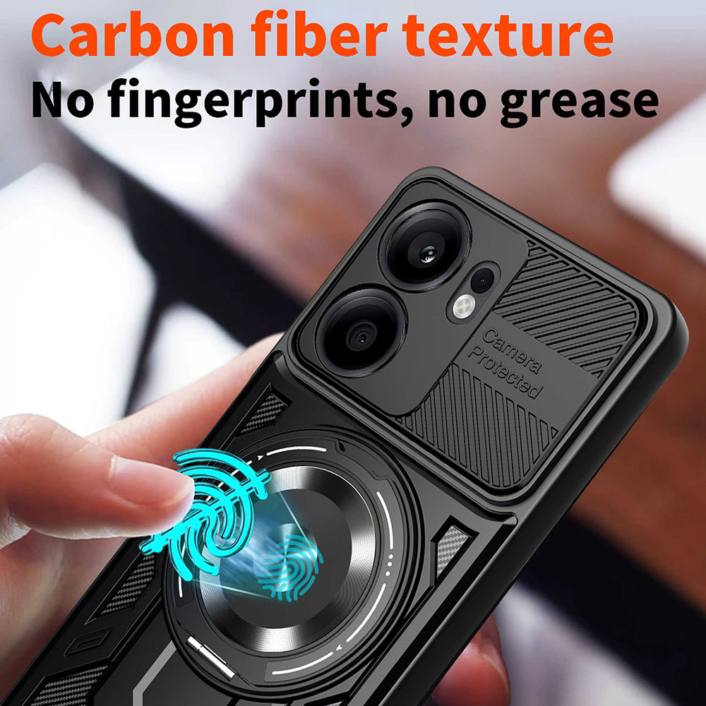 Cover til Oppo Reno13 FS 5G / Reno13 F 4G / Reno13 F, Techsuit, RuggedCam, Lilla