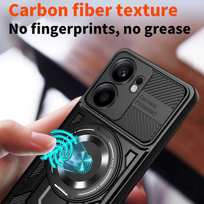 Cover til Oppo Reno13 FS 5G / Reno13 F 4G / Reno13 F, Techsuit, RuggedCam, Lilla