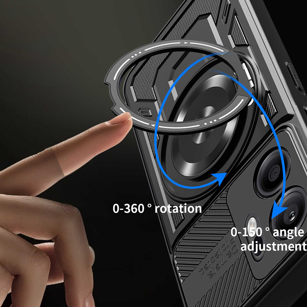 Cover til Oppo Reno13 FS 5G / Reno13 F 4G / Reno13 F, Techsuit, RuggedCam, Lilla